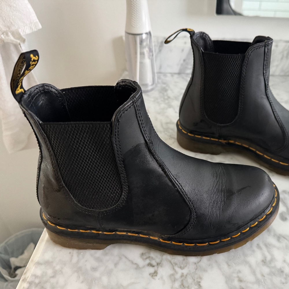 Dr. Martens Black Combat Boots